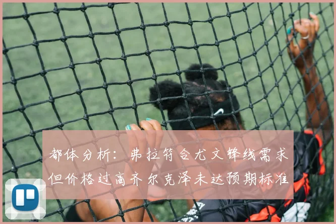 都体分析:弗拉符合尤文锋线需求但价格过高齐尔克泽未达预期标准